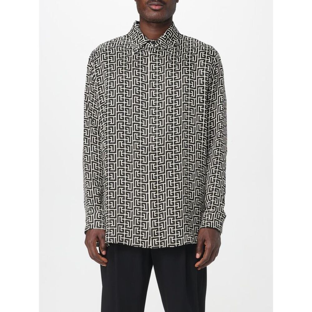 Balmain Shirt Men Beige